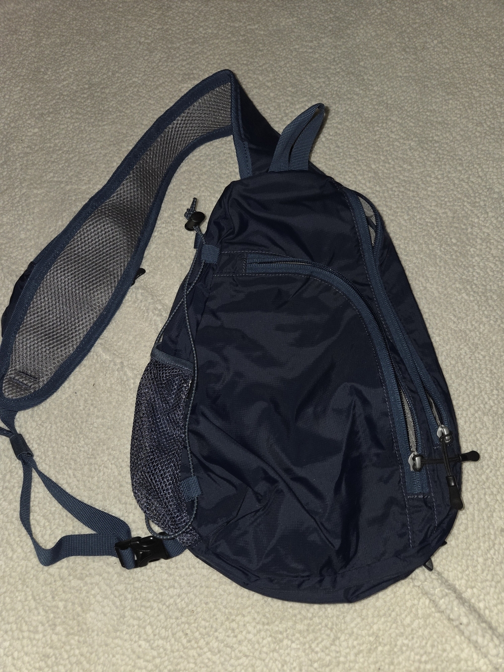 Navy Lightweight Crossbody Sling Bag for Women